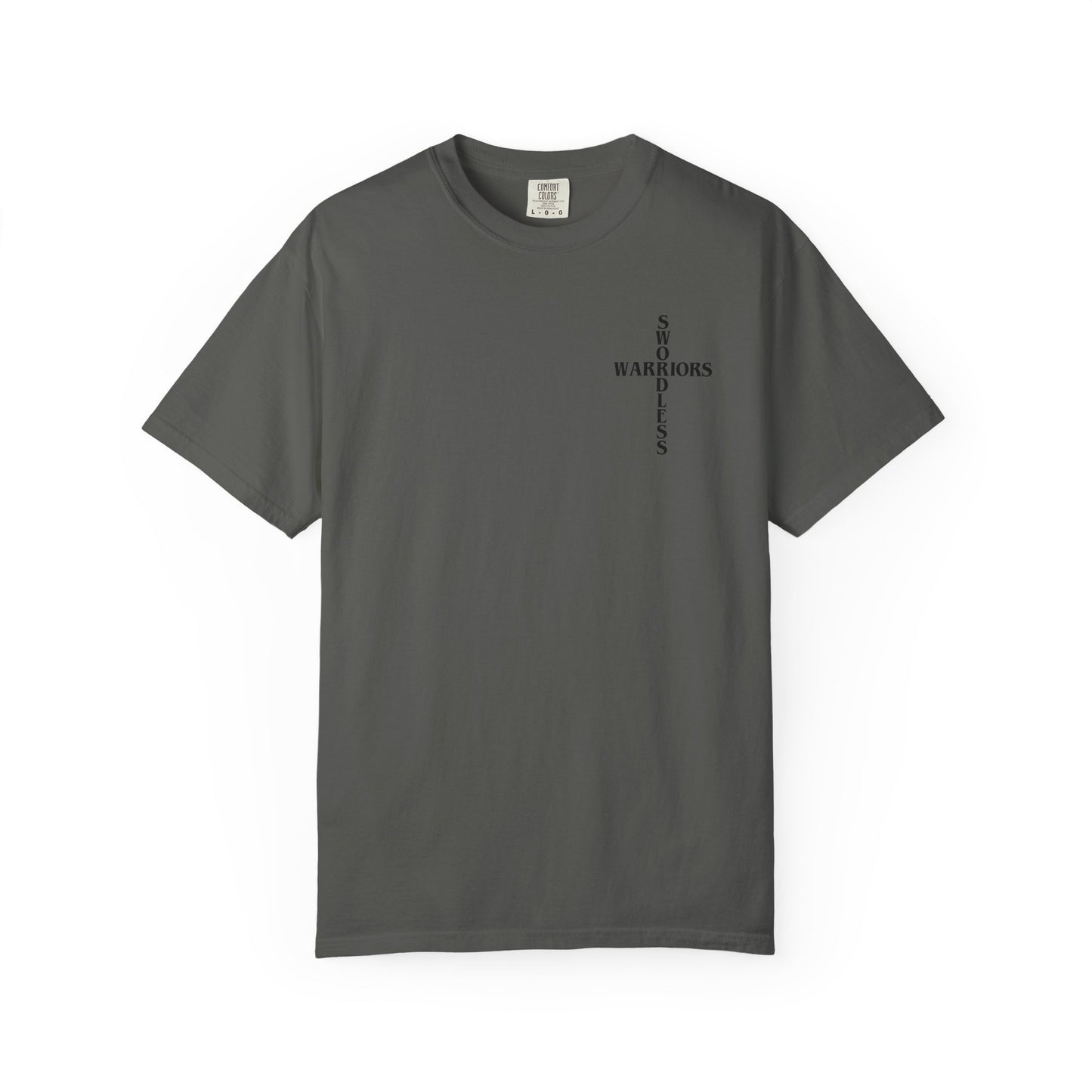 Isaiah 6:8 Black text T-shirt