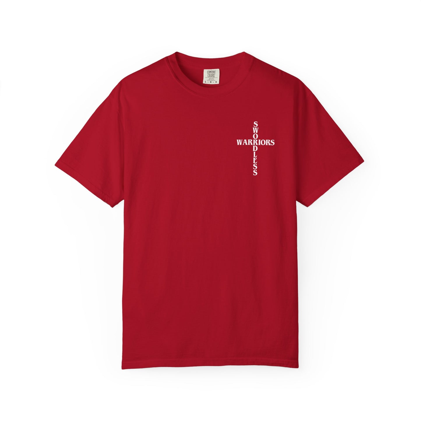 Isaiah 6:8 White text T-shirt