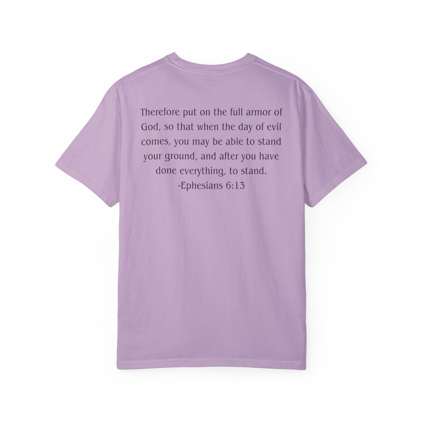 Ephesians 6:13 Black text T-shirt