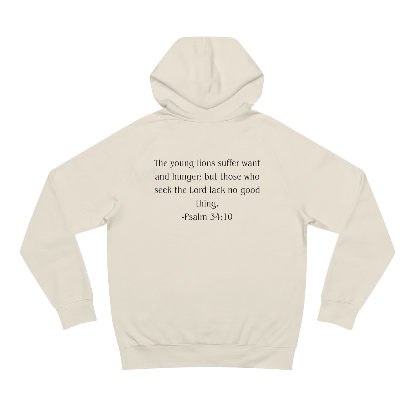 Psalm 34:10 Heavyweight Hoodie