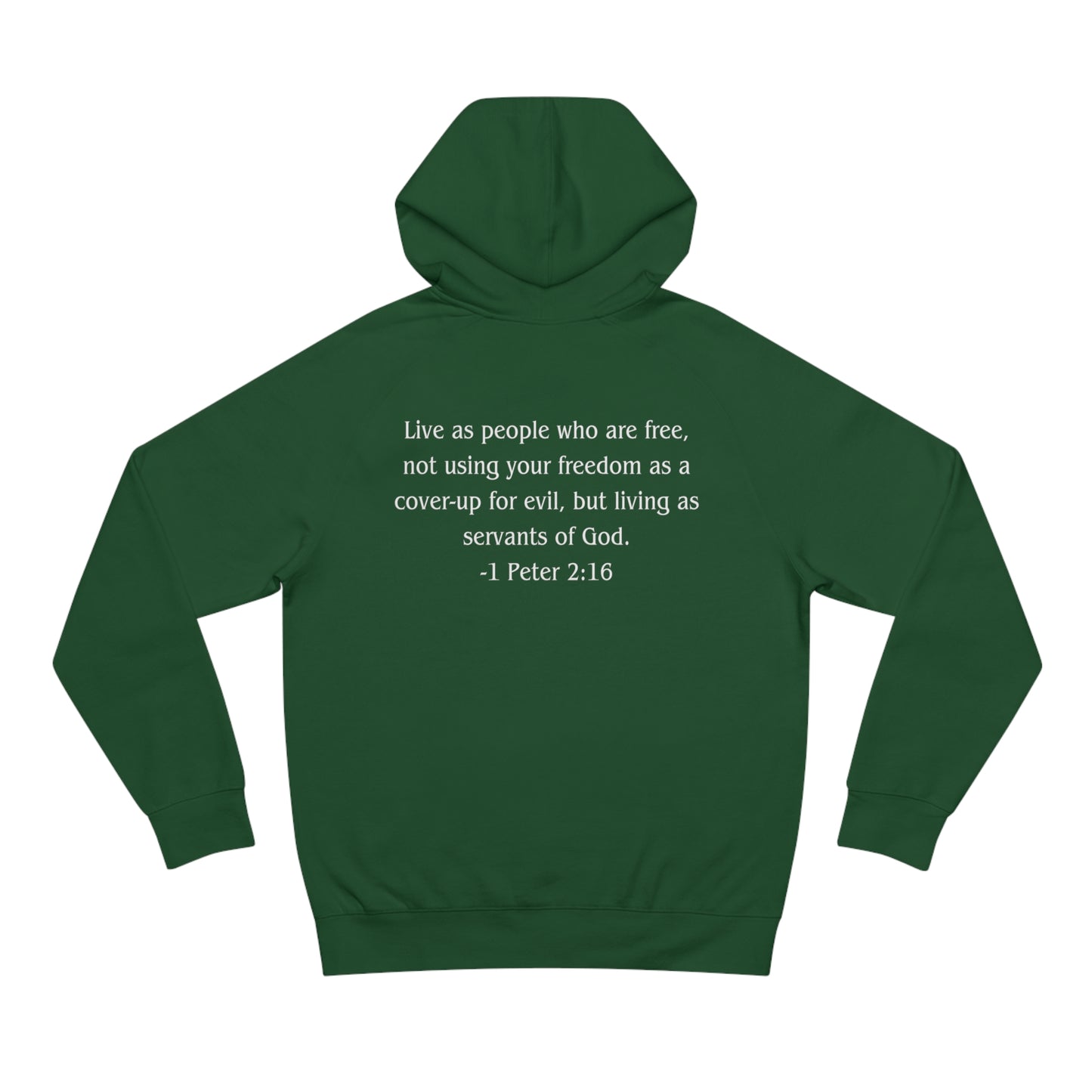 1 Peter 2:16 Heavyweight Hoodie