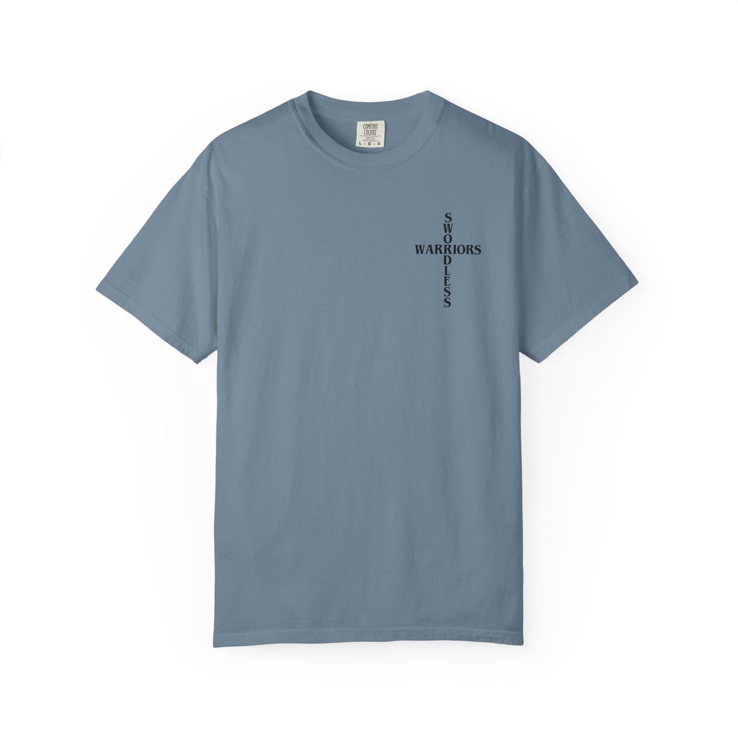 Isaiah 6:8 Black text T-shirt