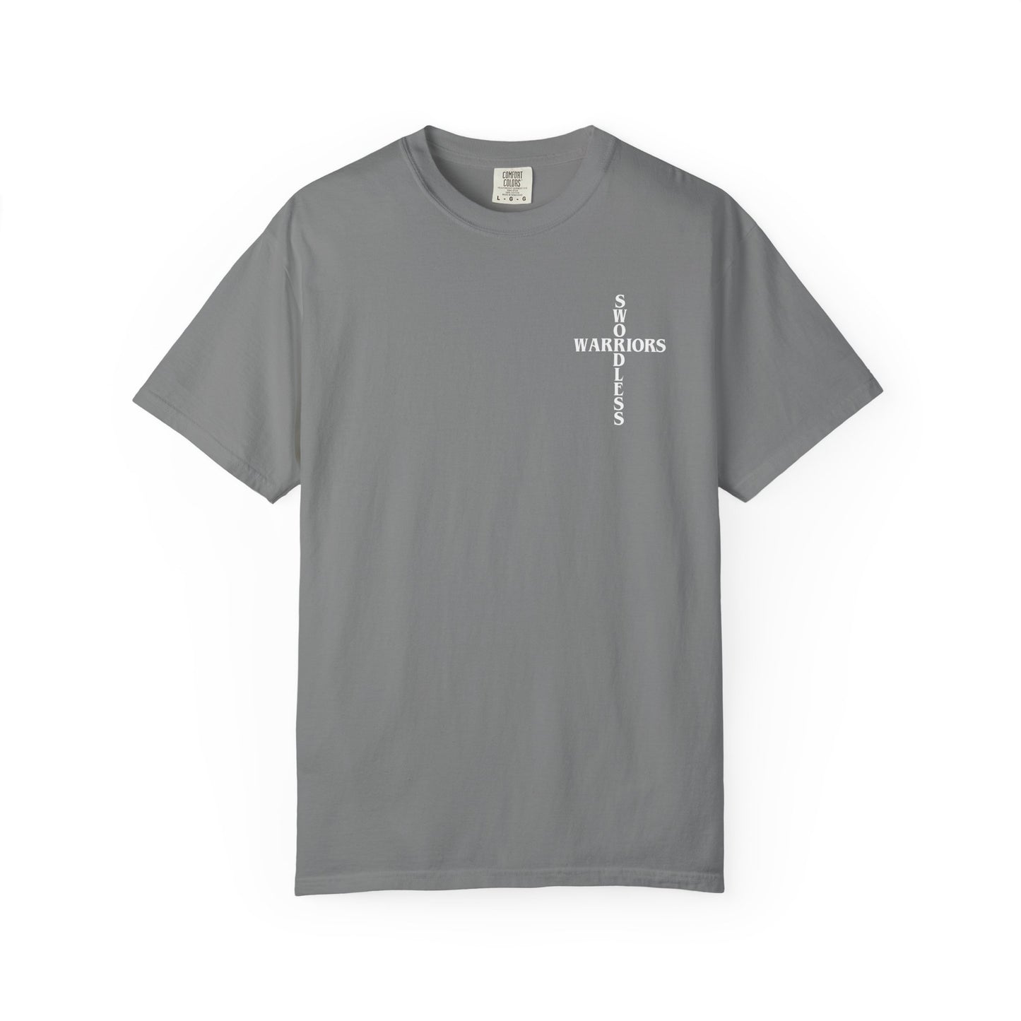 Isaiah 6:8 White text T-shirt