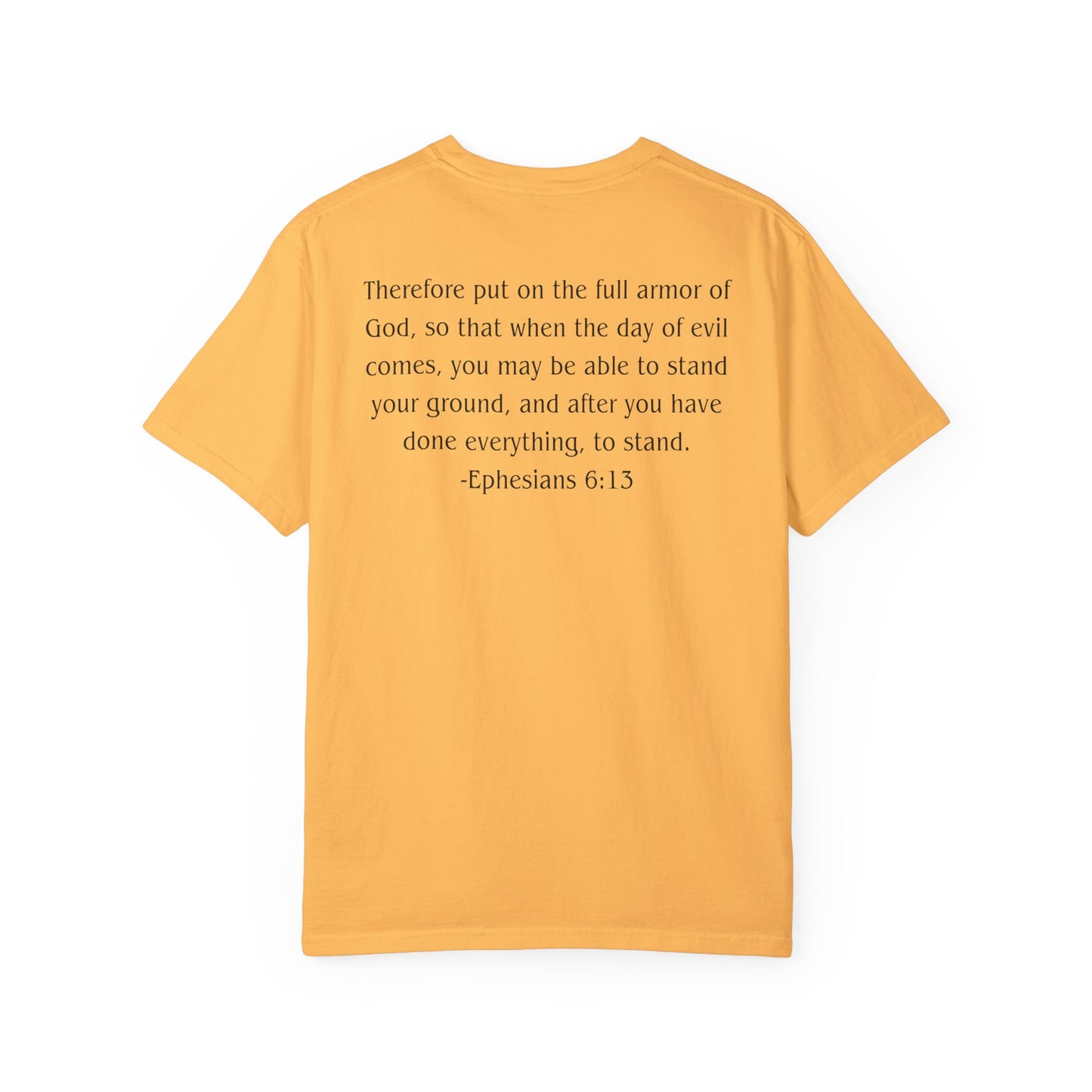 Ephesians 6:13 Black text T-shirt