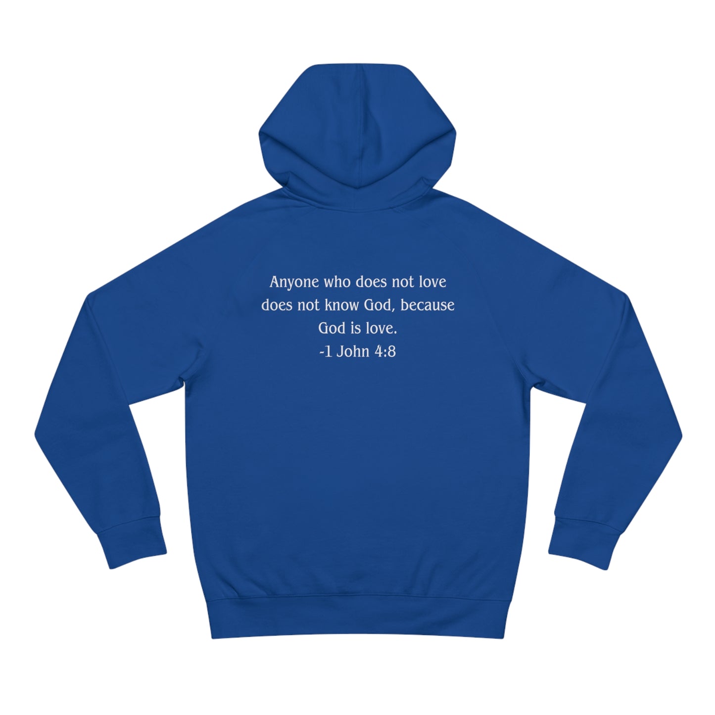 1 John 4:8 Heavyweight Hoodie