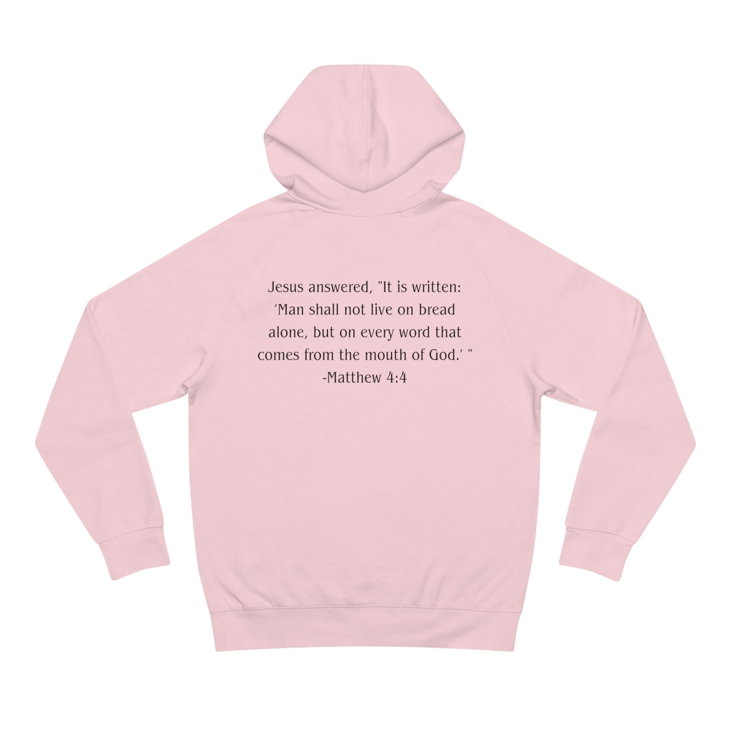 Matthew 4:4 Heavyweight Hoodie