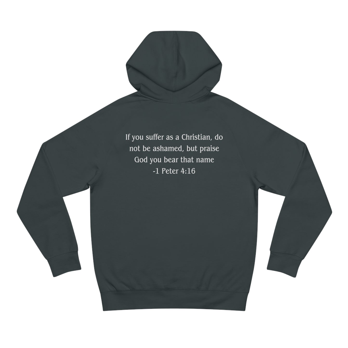 1 Peter 4:16 Heavyweight Hoodie