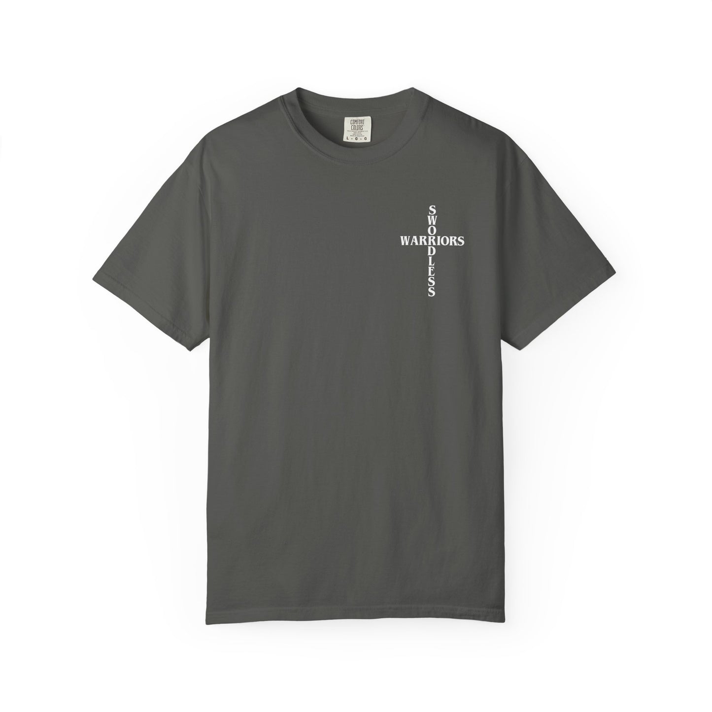 Isaiah 6:8 White text T-shirt