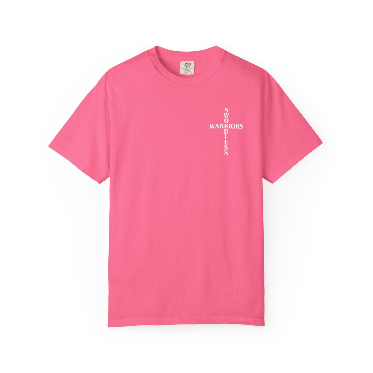 Isaiah 6:8 White text T-shirt