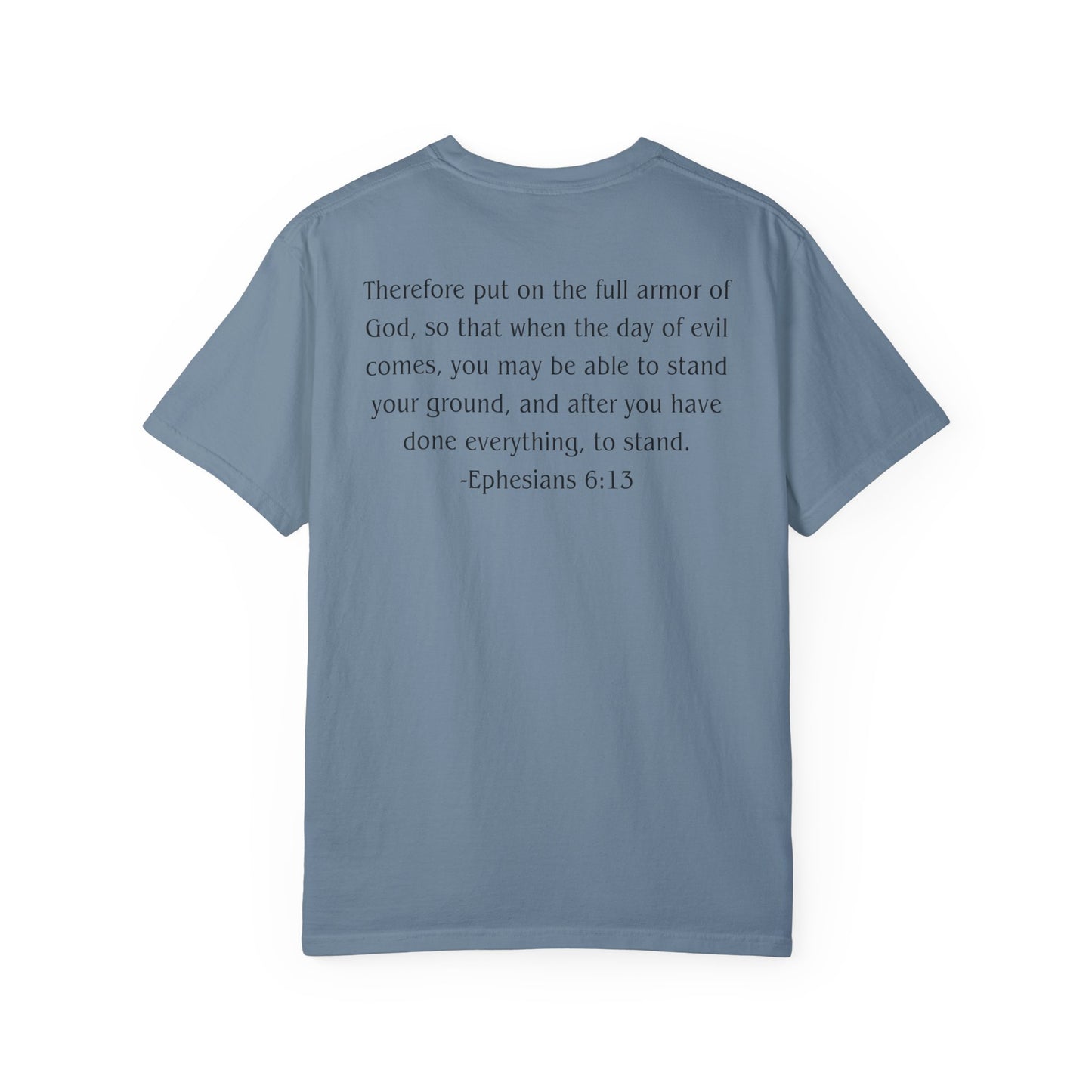 Ephesians 6:13 Black text T-shirt