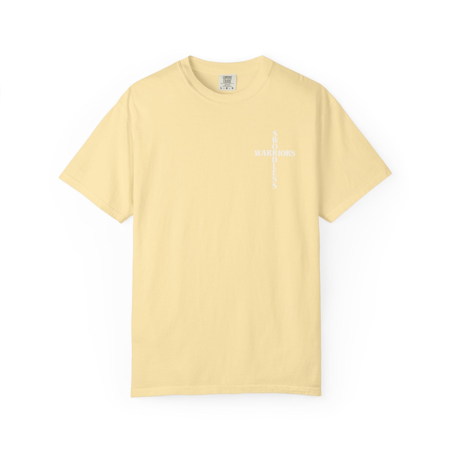 Isaiah 6:8 White text T-shirt