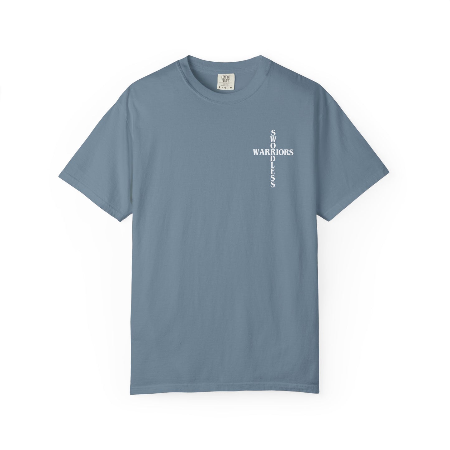 Isaiah 6:8 White text T-shirt