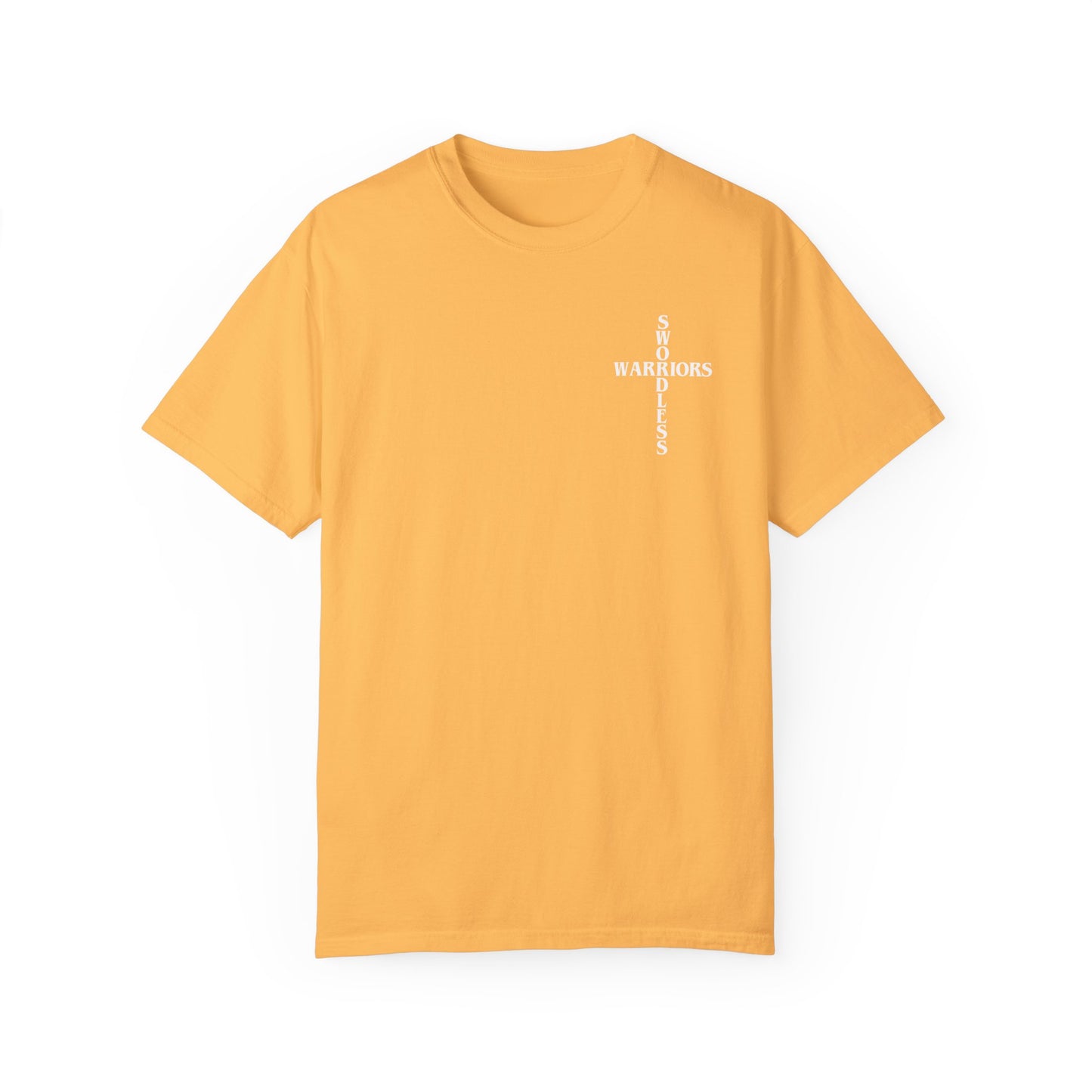 Matthew 6:20 White text T-shirt