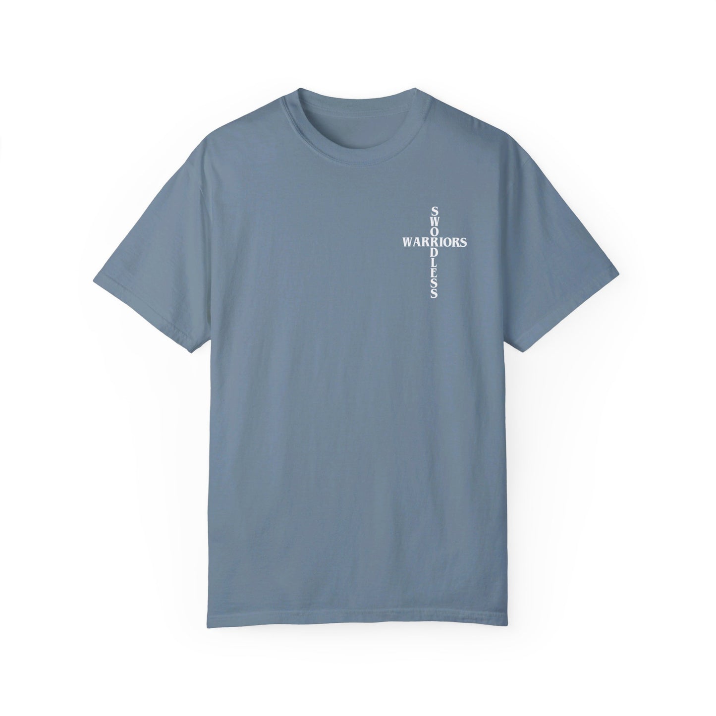 1 Corinthians 1:25 White text T-shirt