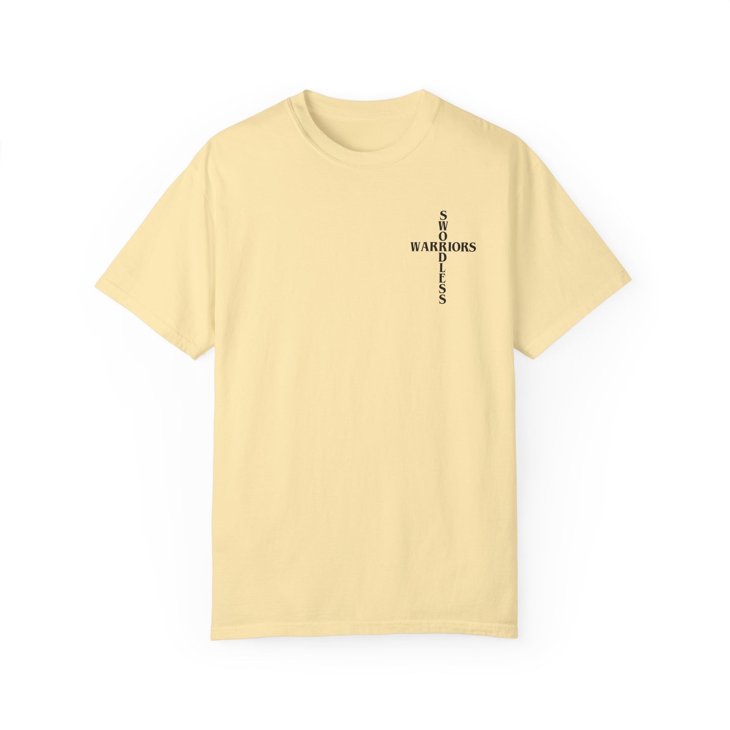 Proverbs 24:16 Black text T-shirt