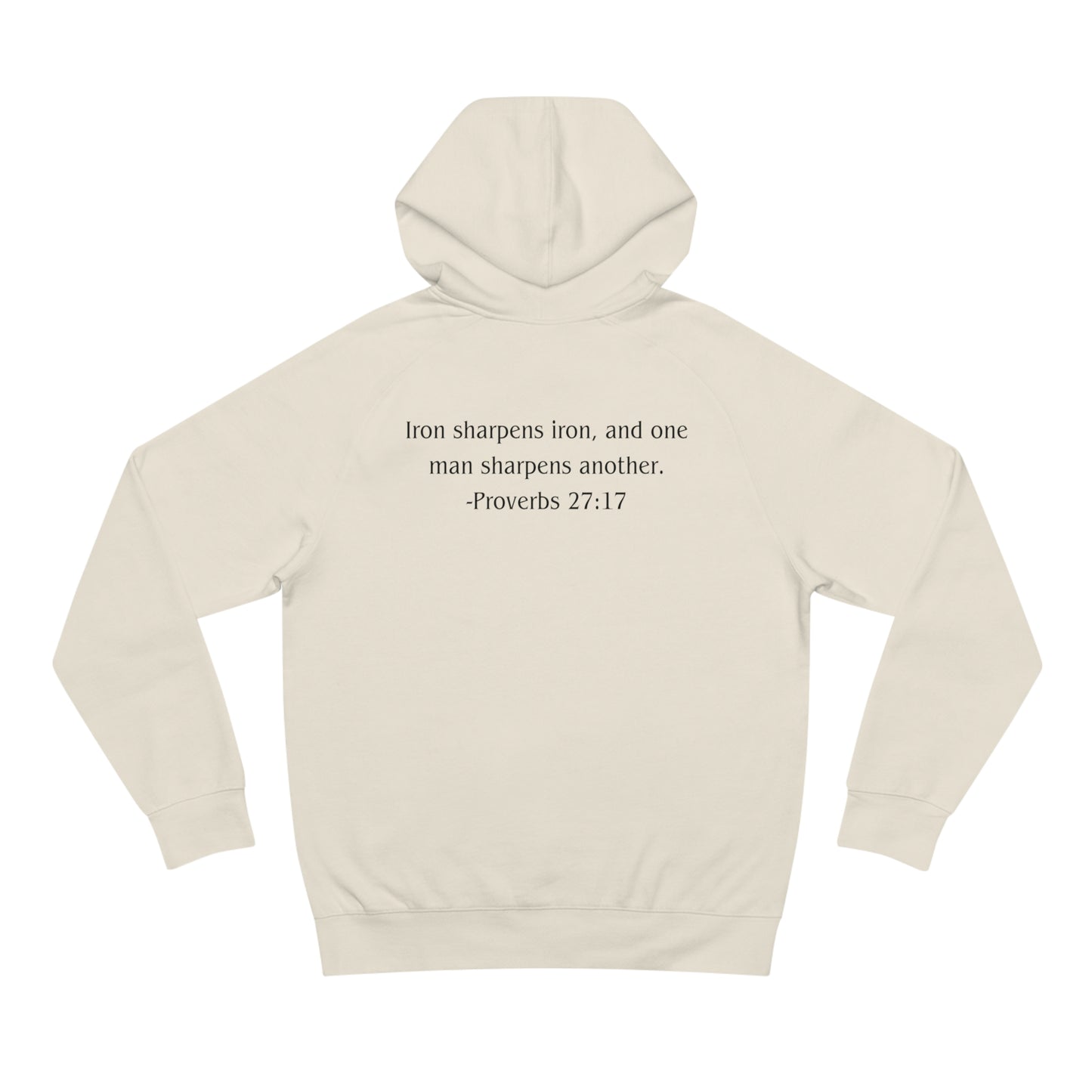 Proverbs 27:17 Heavyweight Hoodie