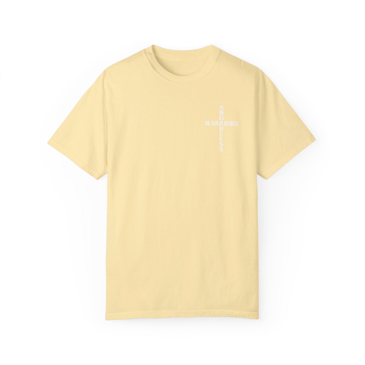 Matthew 4:4 White text T-shirt