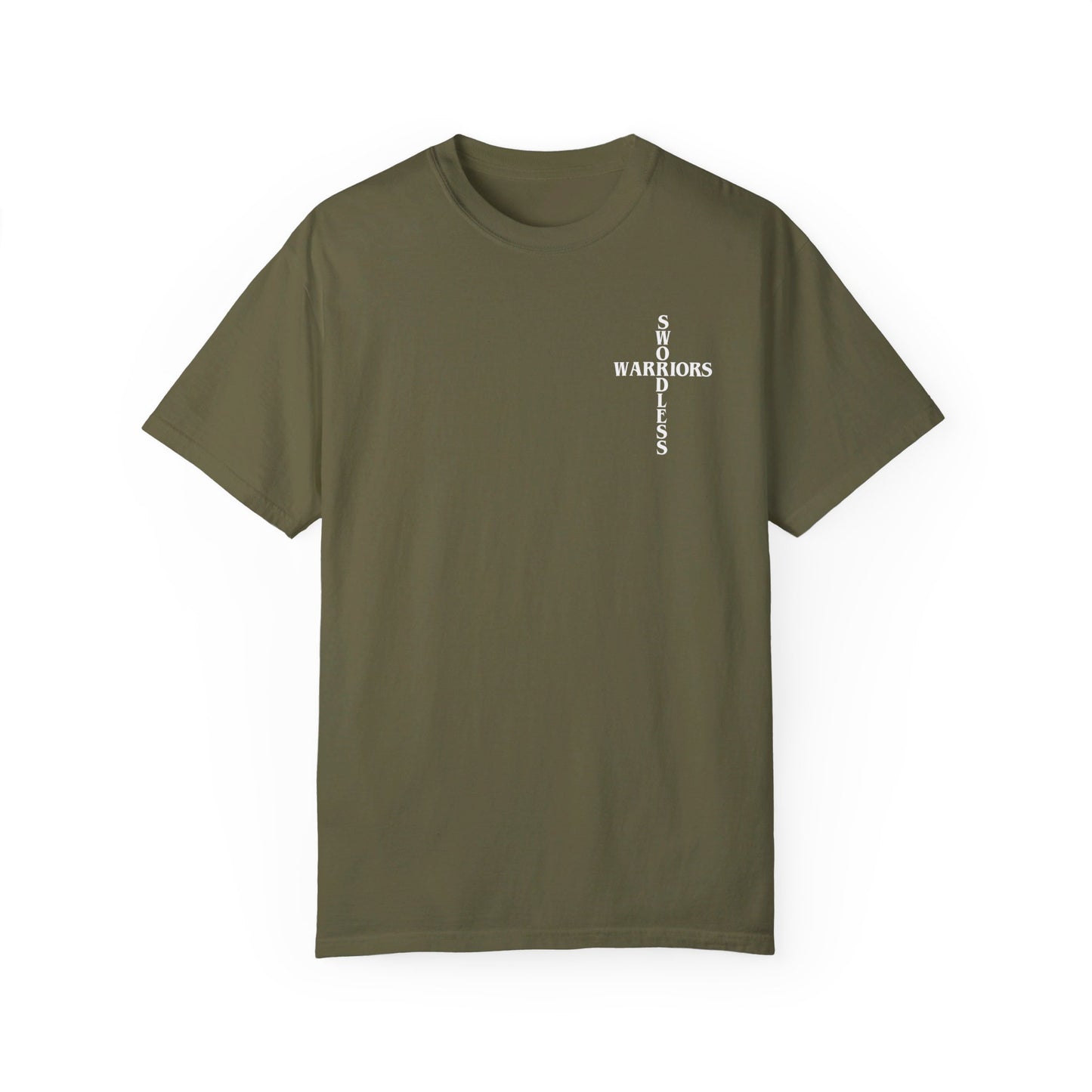 1 Corinthians 1:25 White text T-shirt