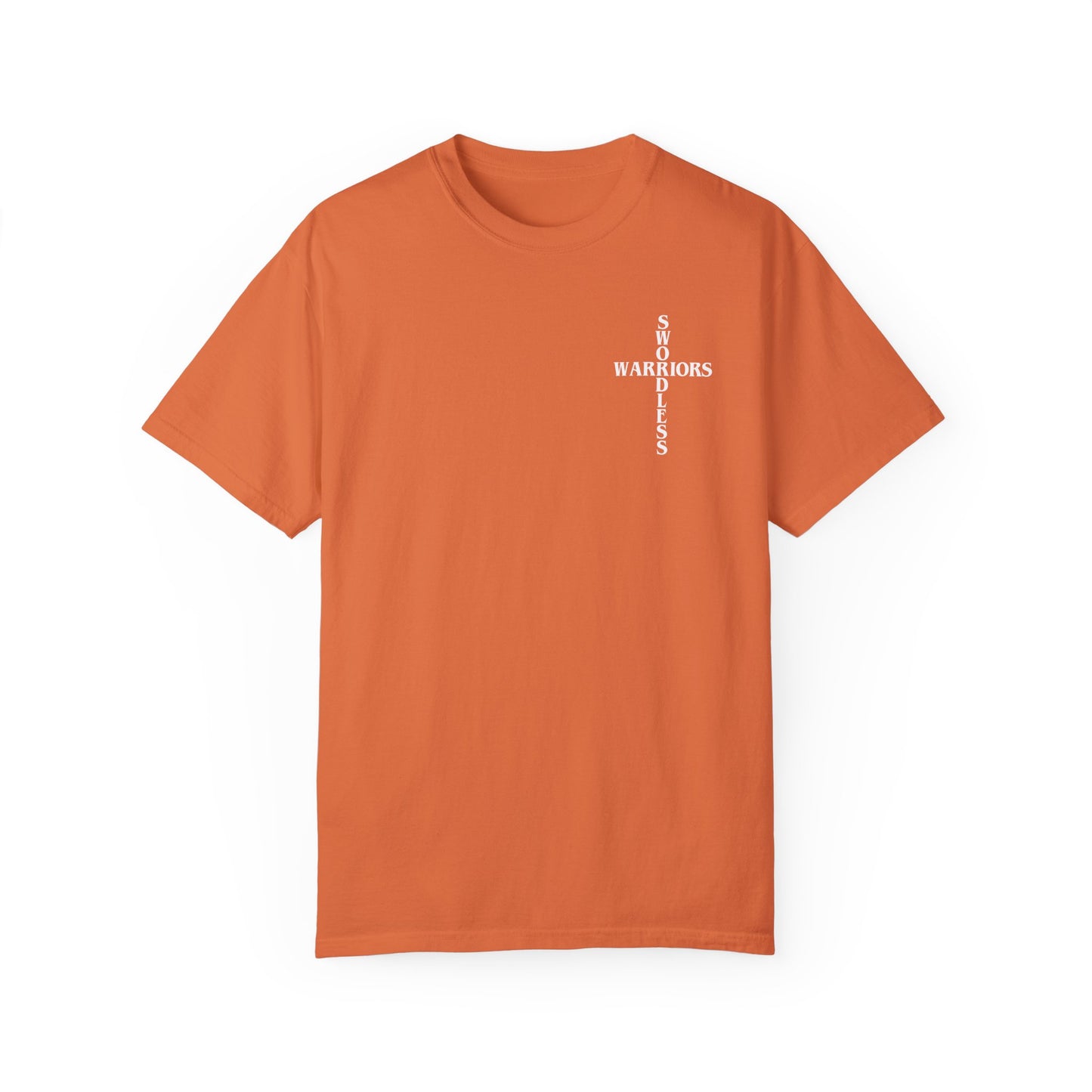 Romans 16:20 White text T-shirt