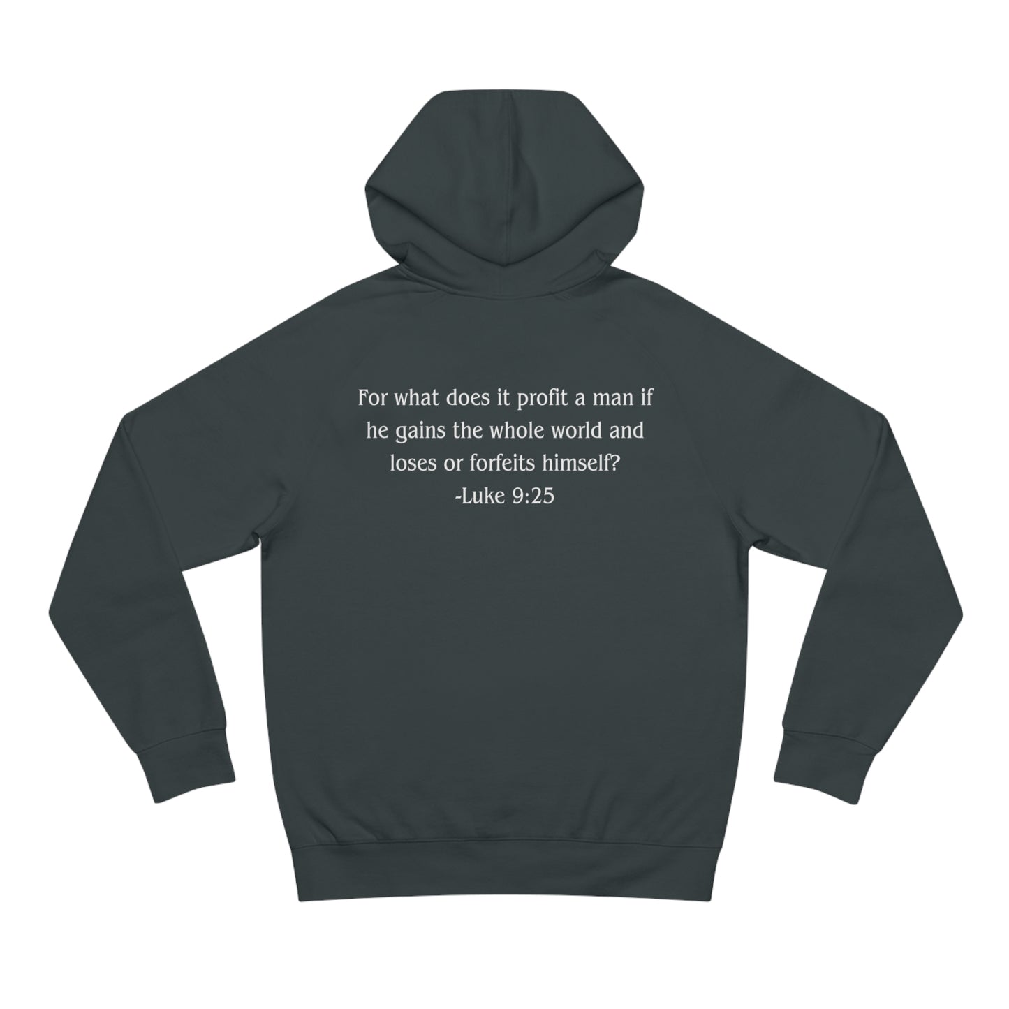 Luke 9:25 Heavyweight Hoodie