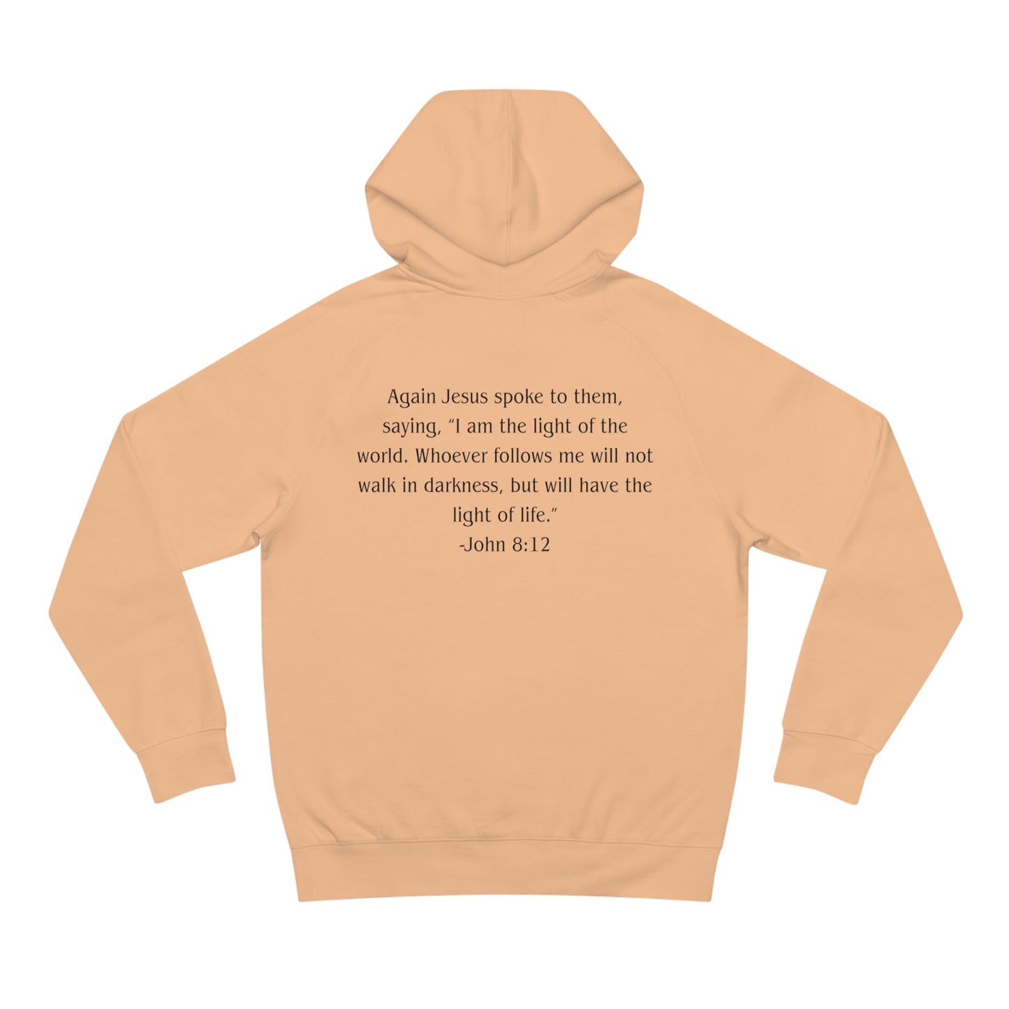 John 8:12 Heavyweight Hoodie