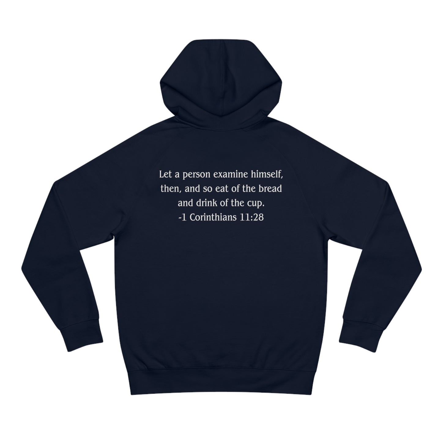 1 Corinthians 11:28 Heavyweight Hoodie