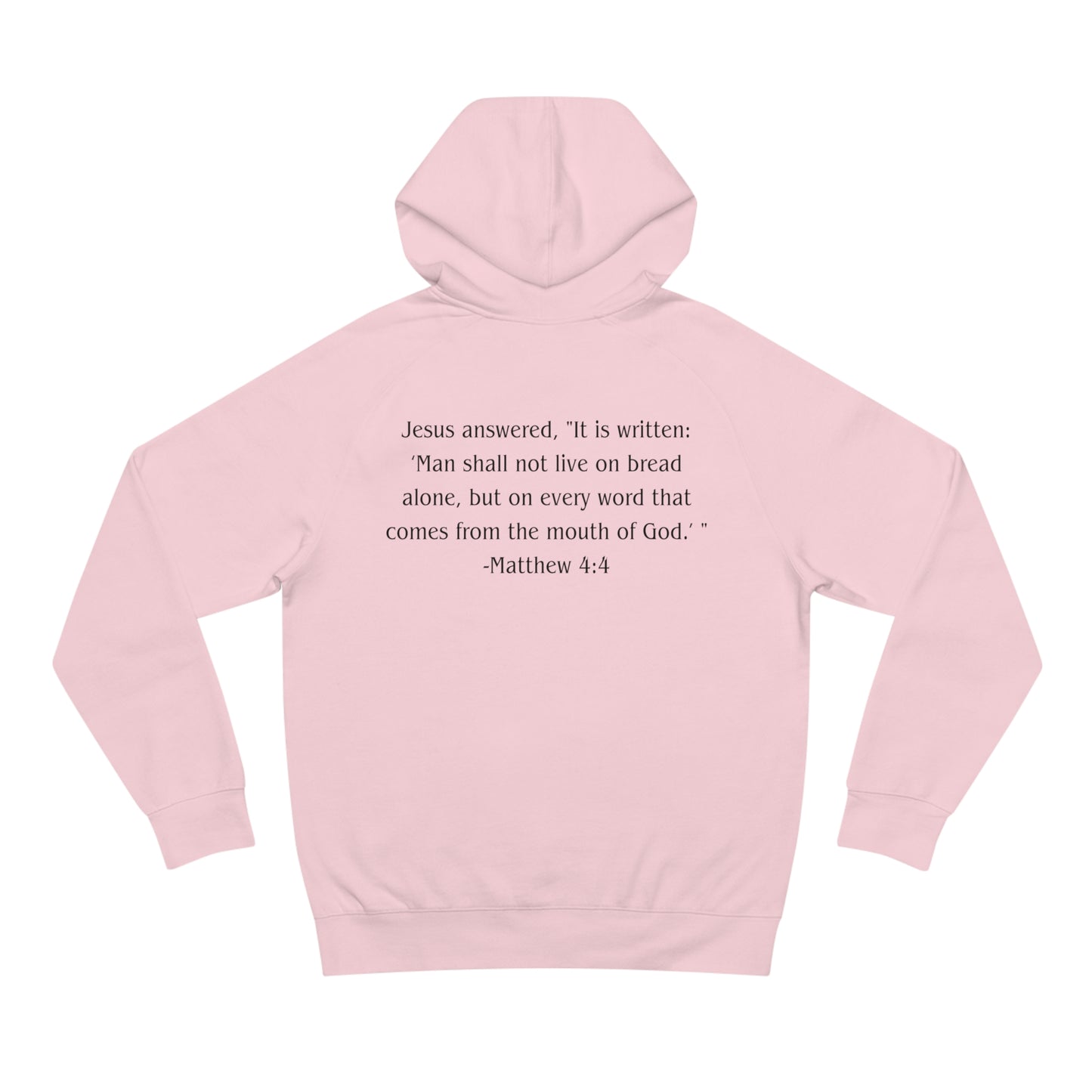 Matthew 4:4 Heavyweight Hoodie