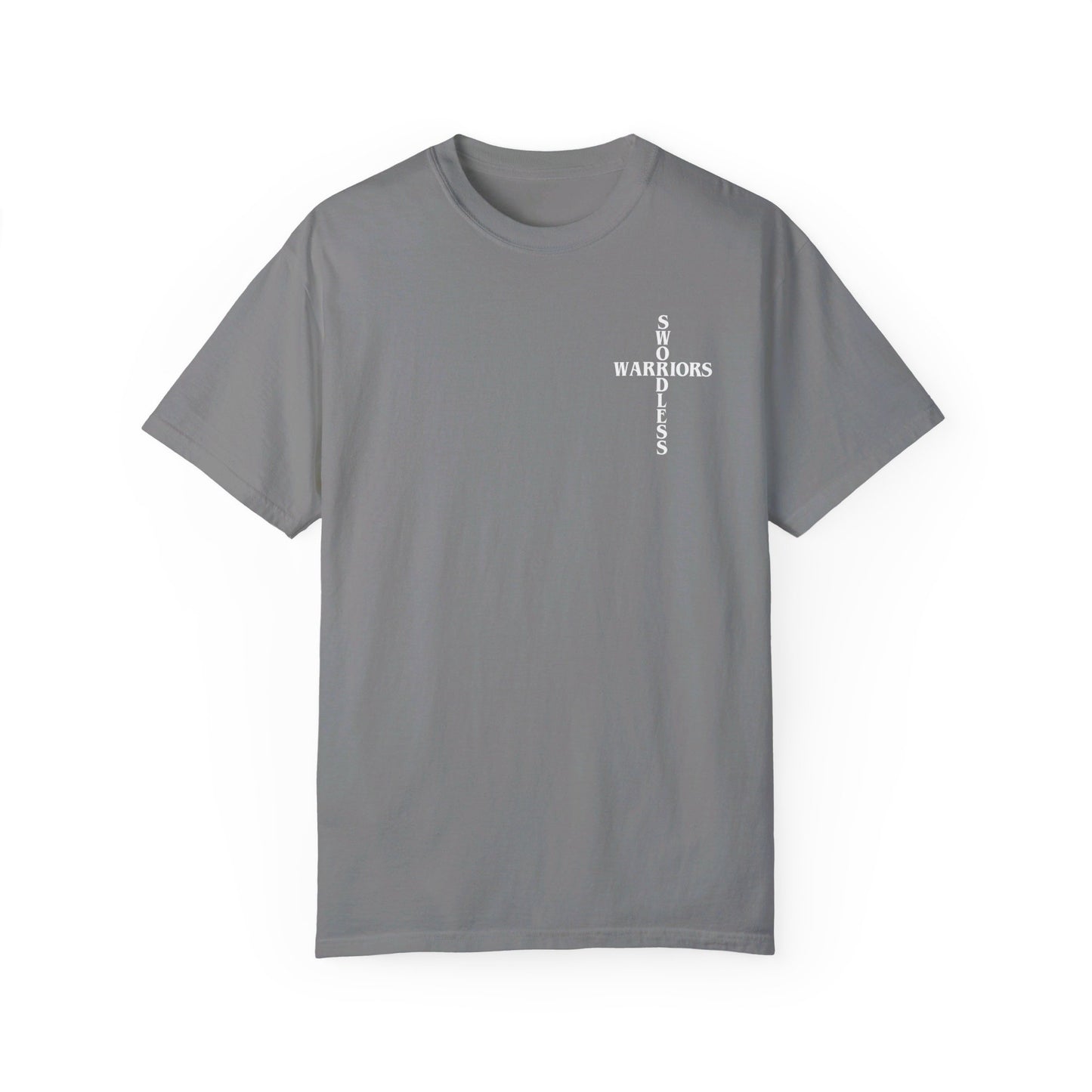 1 Peter 5:6 White text T-shirt