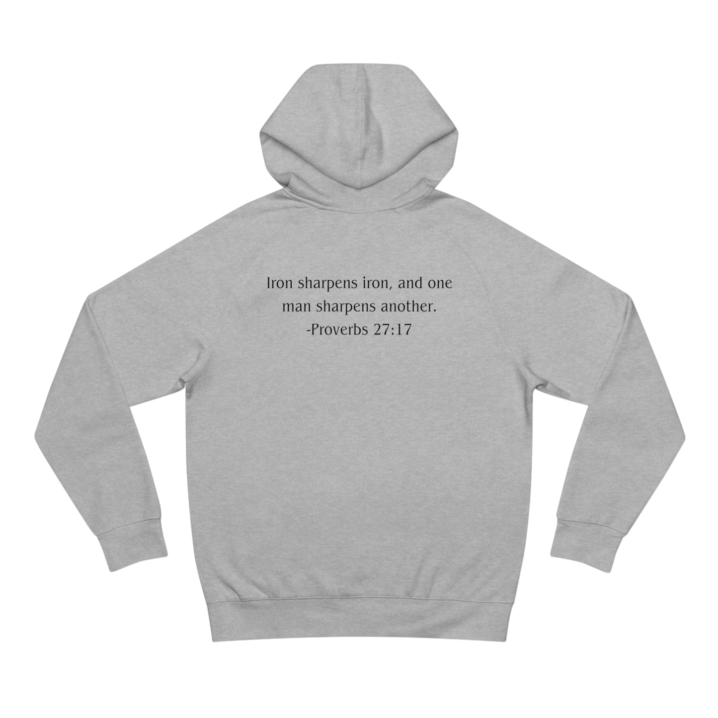 Proverbs 27:17 Heavyweight Hoodie