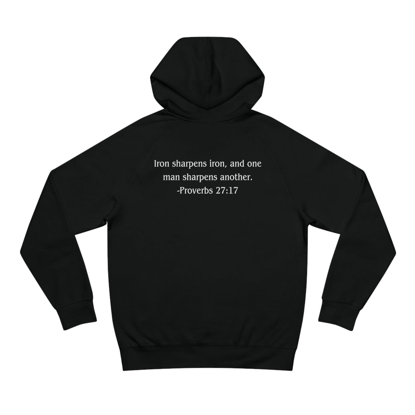 Proverbs 27:17 Heavyweight Hoodie