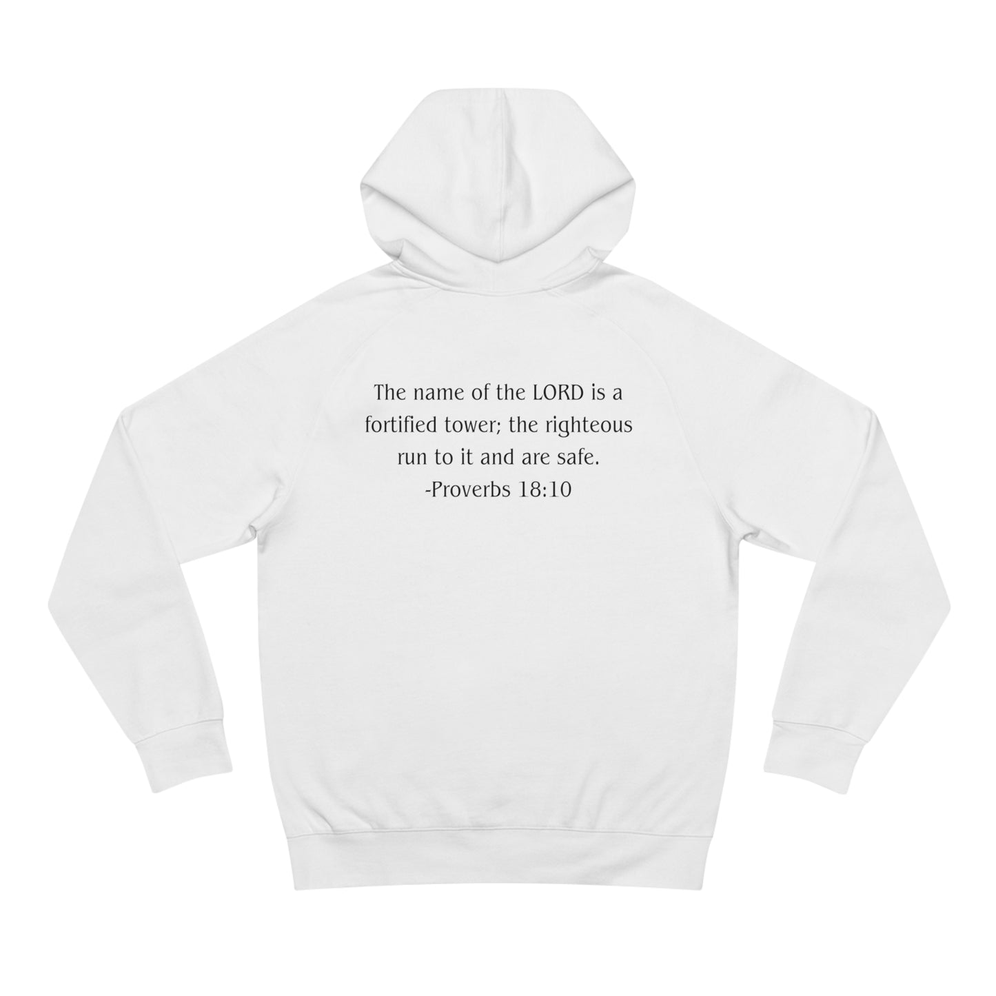 Proverbs 18:10 Heavyweight Hoodie