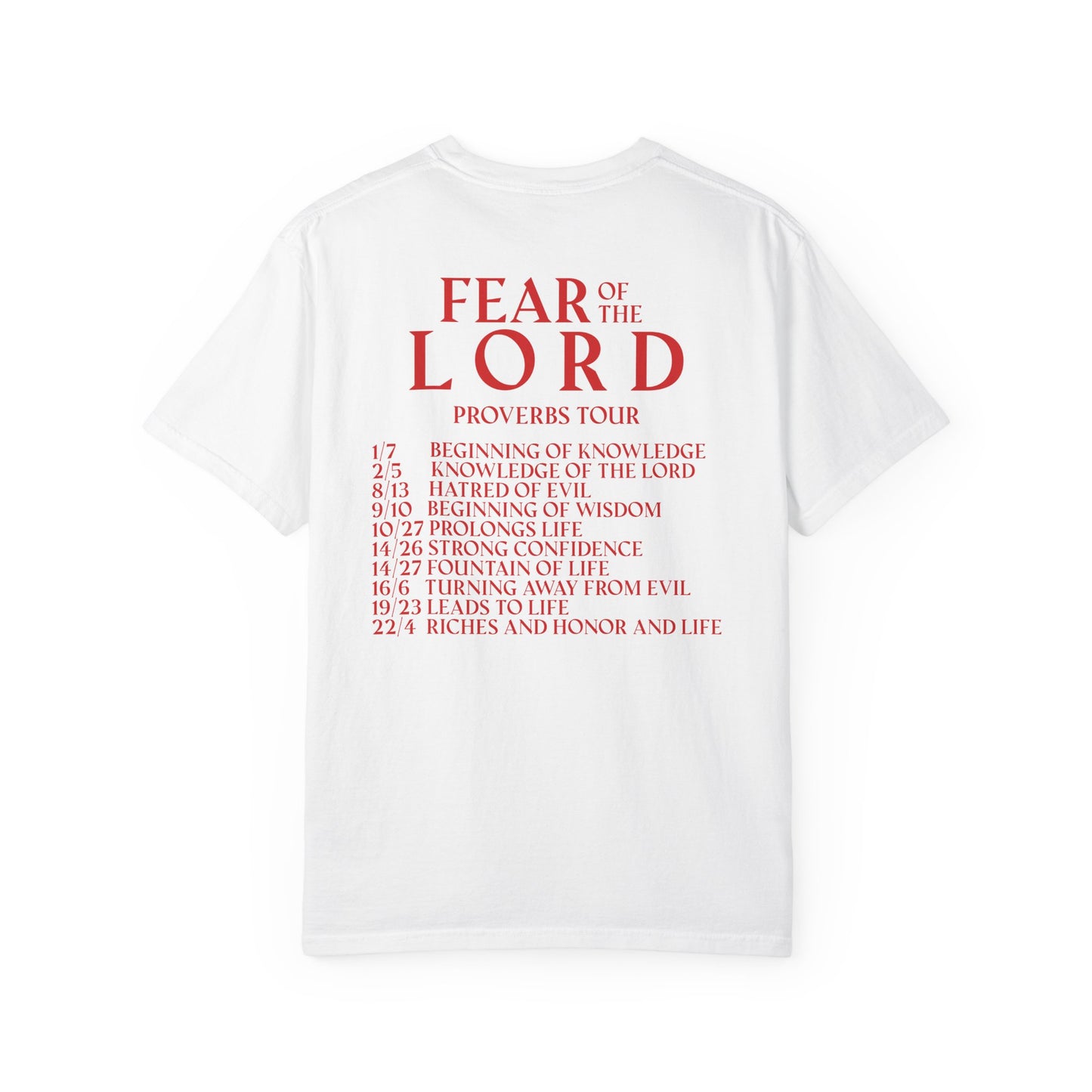 Fear of the Lord Tour T-shirt