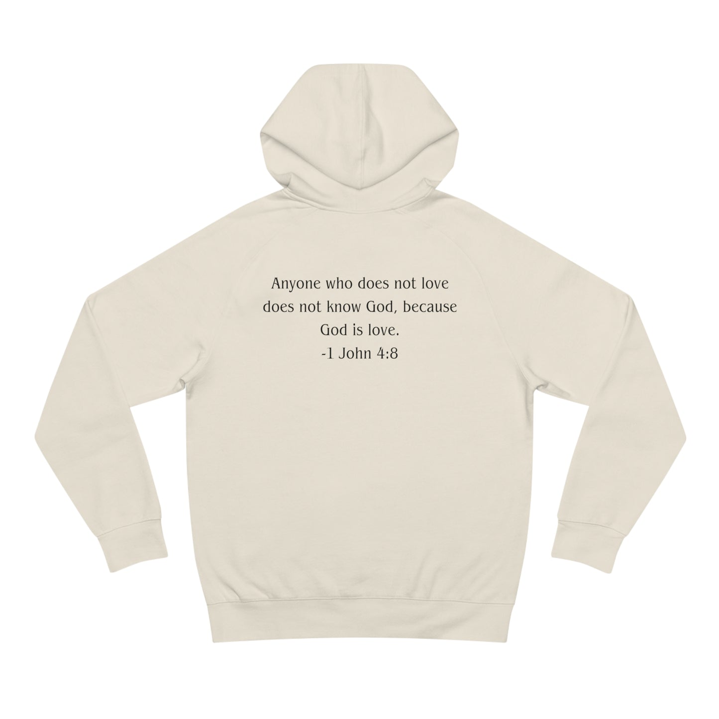 1 John 4:8 Heavyweight Hoodie