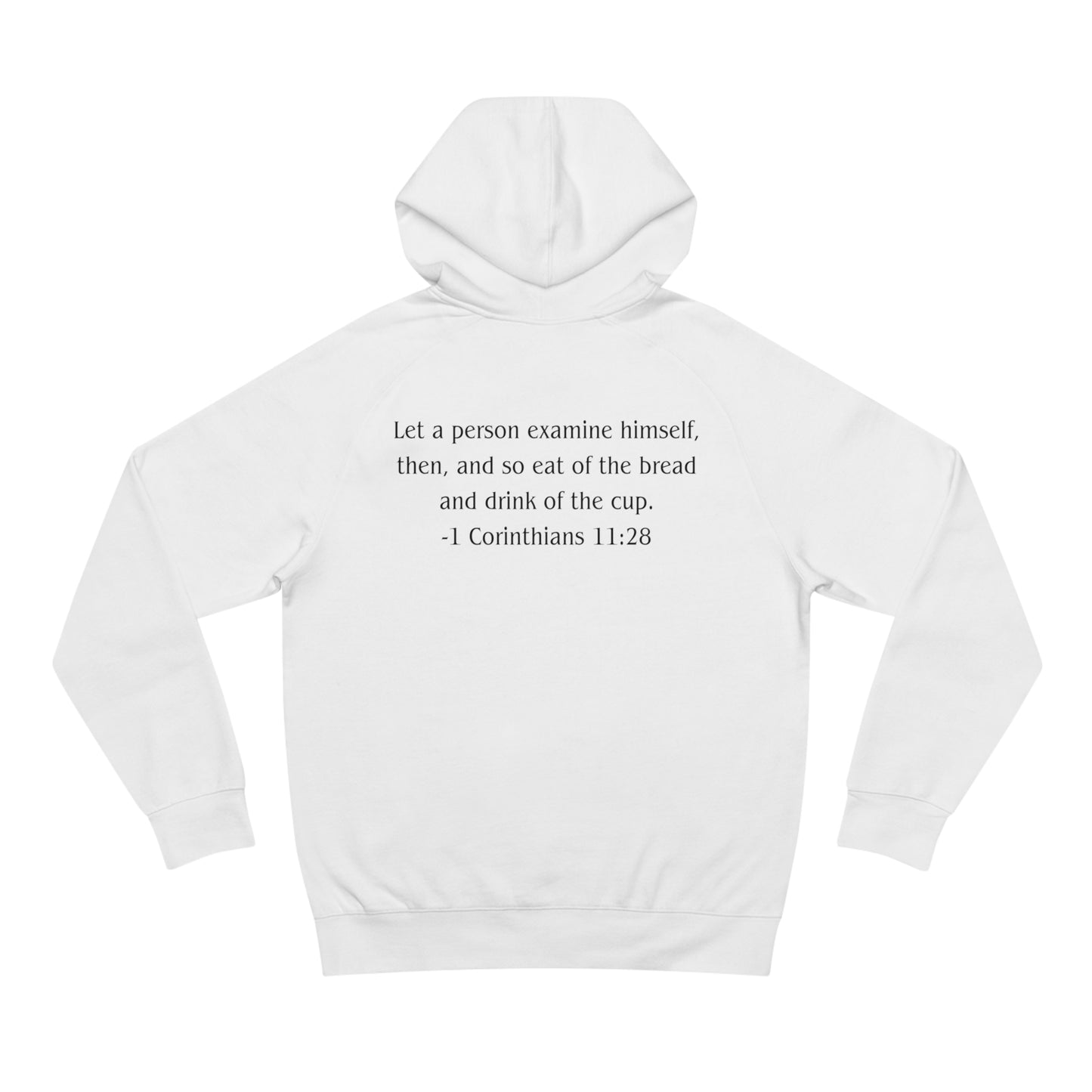 1 Corinthians 11:28 Heavyweight Hoodie