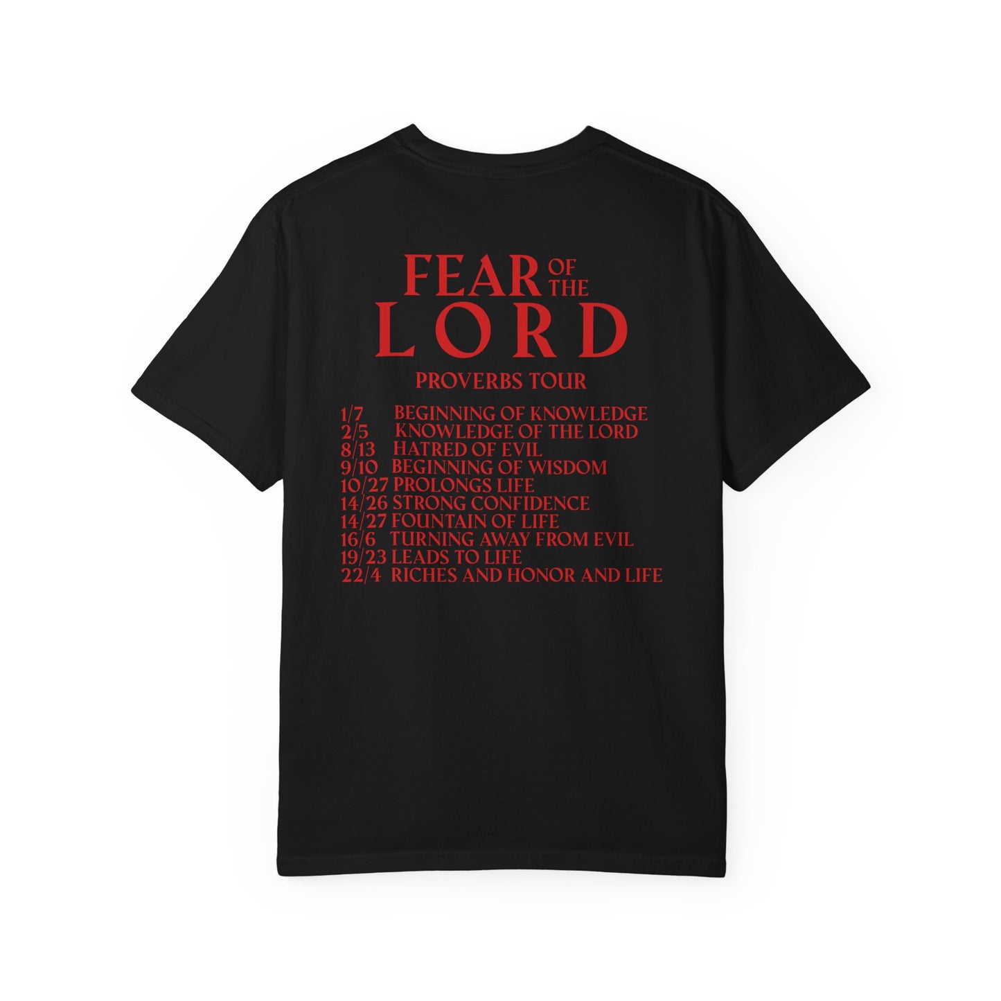 Fear of the Lord Tour T-shirt